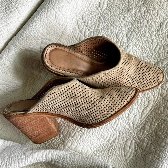 Anthropologie Blair Mules in Cream - Picture 3 of 4